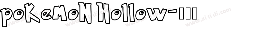 pokemon hollow字体转换